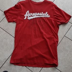 Red aeropostale t shirt